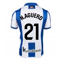 Billiga Real Sociedad Nayef Aguerd #21 Hemma fotbollskläder 2024-25 Kortärmad